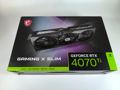 MSI RTX 4070 TI 12GB Gaming X Slim mit OVP - Refurbished