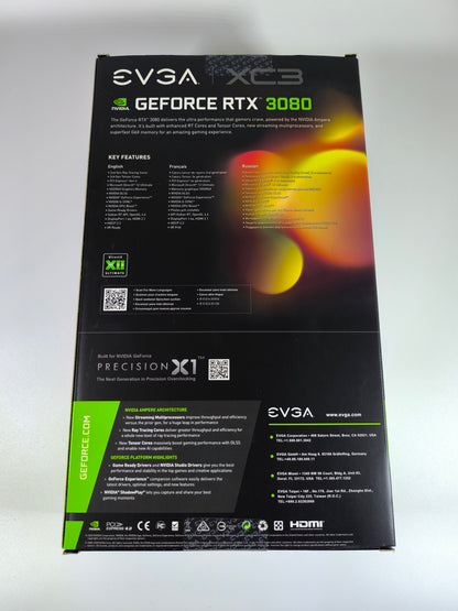 EVGA RTX 3080 10GB XC3 Black mit OVP - Refurbished