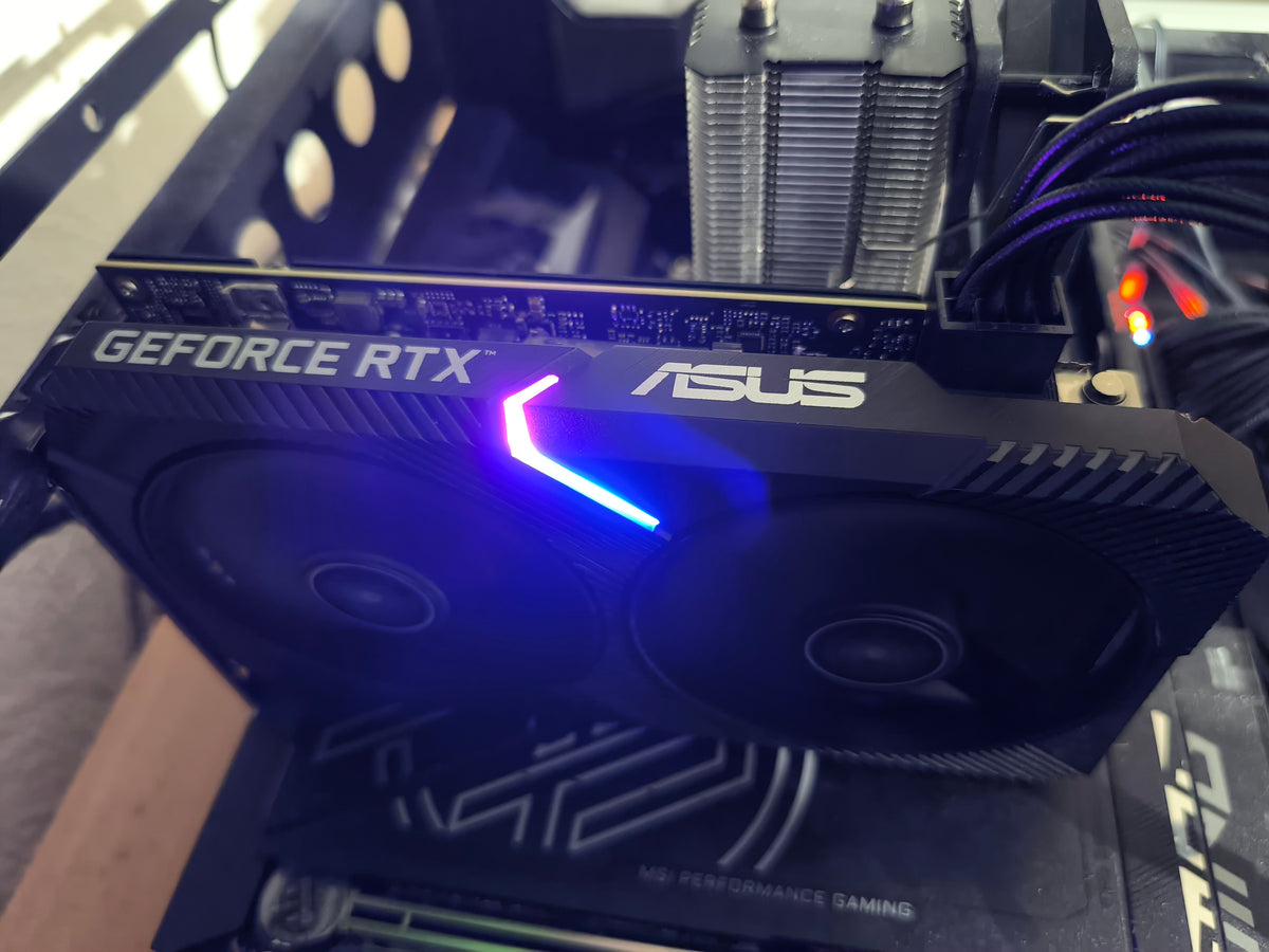 Asus RTX 3060 TI 8GB Dual Mini OC V2 mit OVP (B-Ware) - Refurbished