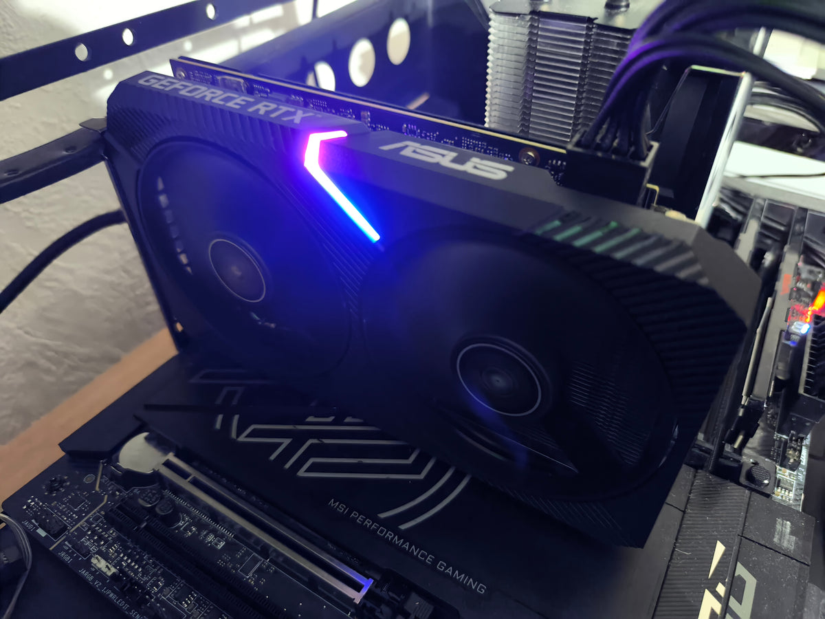 Asus RTX 3060 TI 8GB Dual Mini OC V2 mit OVP (B-Ware) - Refurbished