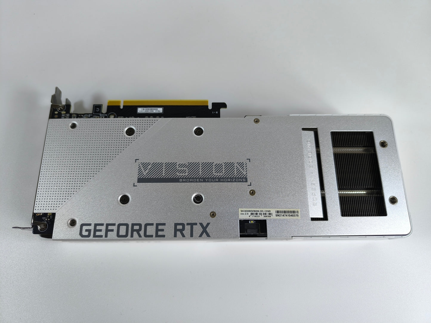Gigabyte RTX 3060 12GB Vision OC Rev 2.0 - Refurbished