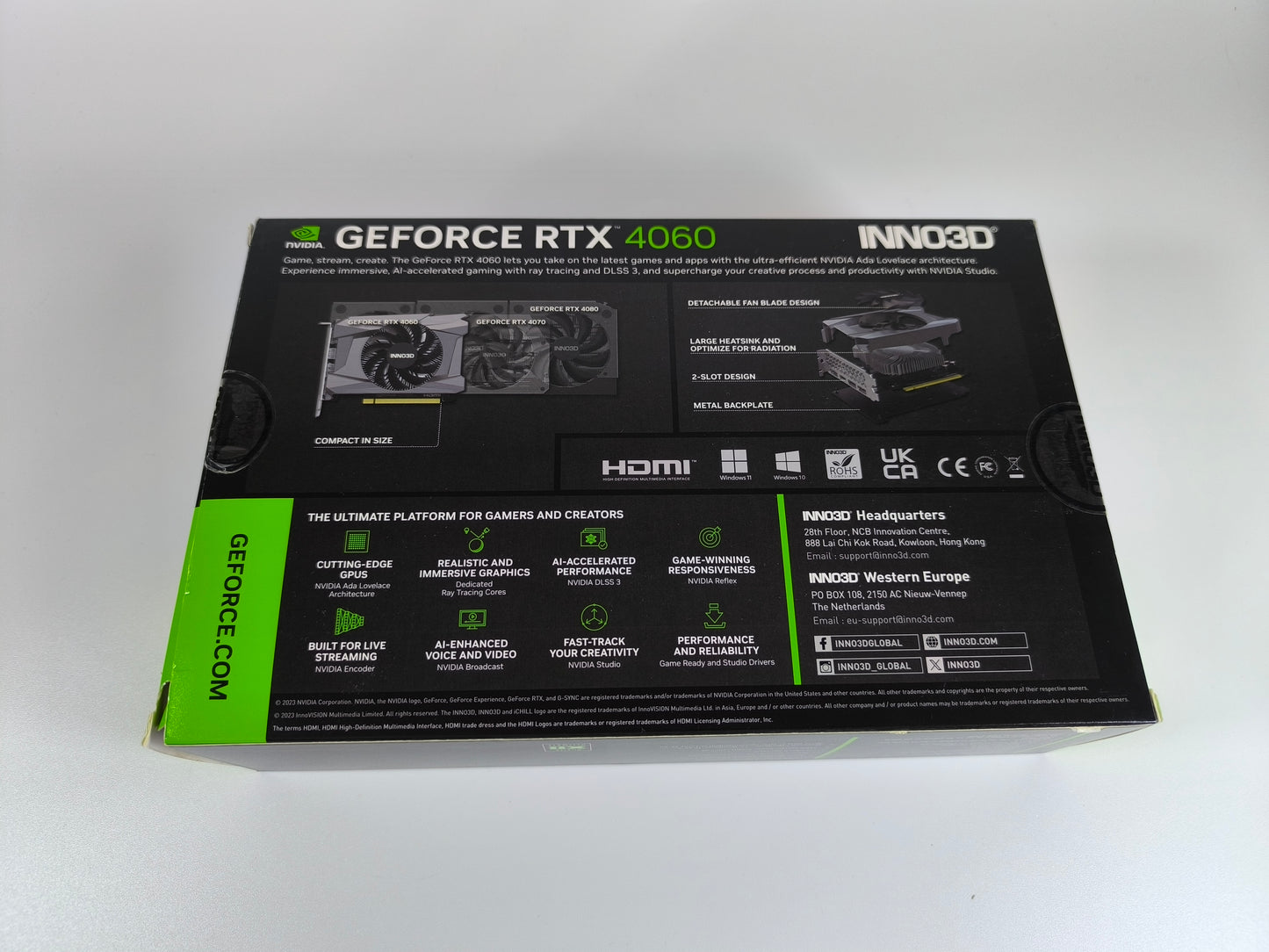 INNO3D RTX 4060 8GB Compact mit OVP - Refurbished