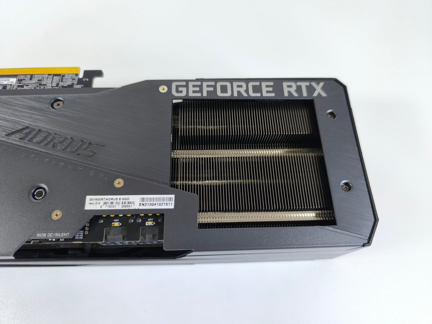 Gigabyte RTX 3060 TI 8GB Aorus Elite Rev 2.0 - Refurbished