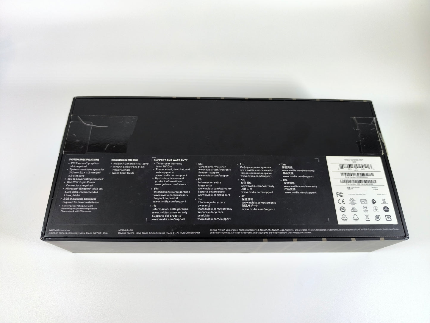 Nvidia RTX 3070 16GB Founders Edition mit OVP - Modifiziert - Refurbished
