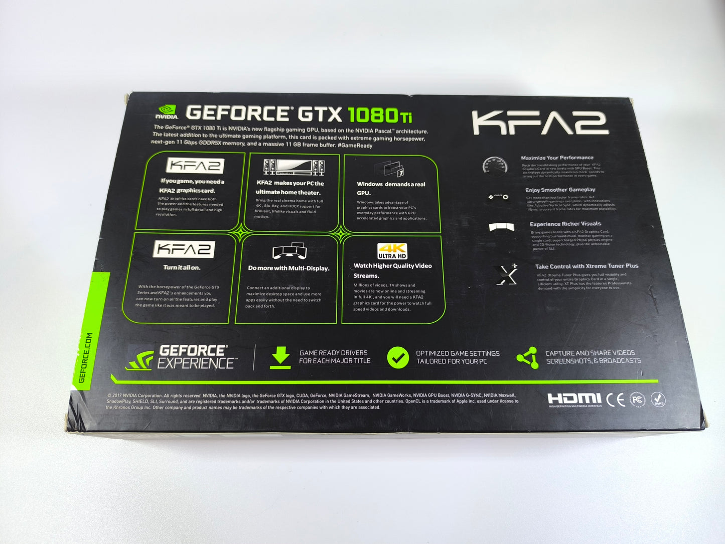 KFA2 GTX 1080 TI 11GB EXOC mit OVP - Refurbished