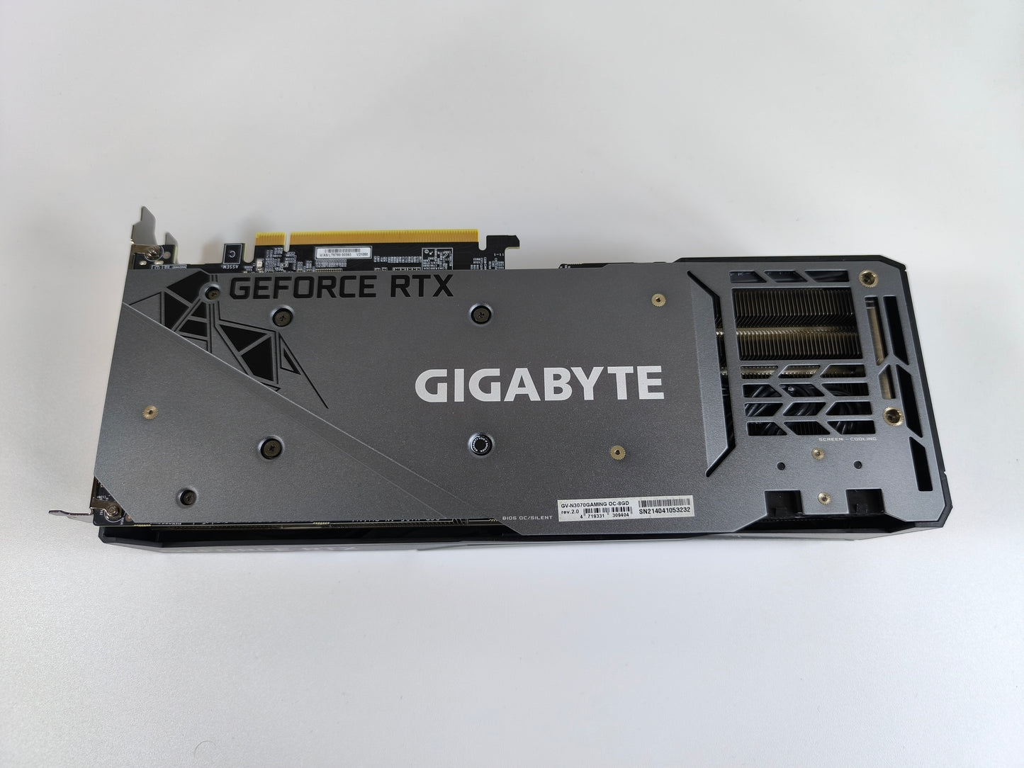 Gigabyte RTX 3070 8GB Gaming OC mit OVP - Refurbished