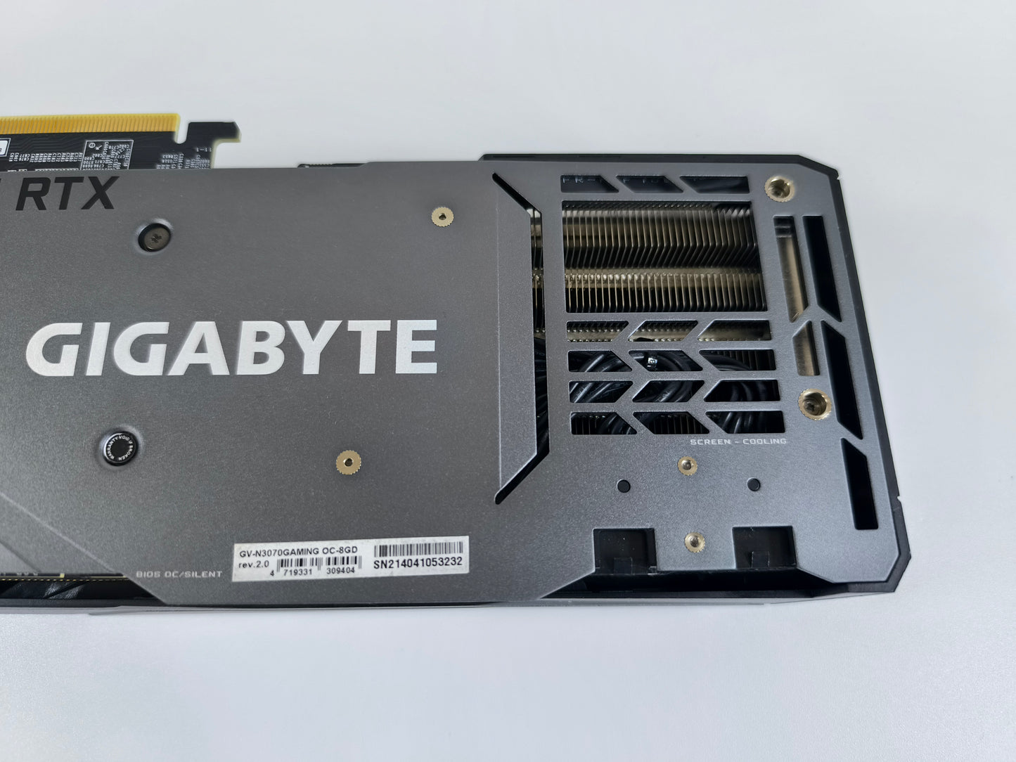 Gigabyte RTX 3070 8GB Gaming OC mit OVP - Refurbished