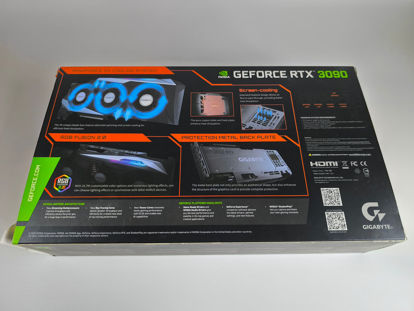 Gigabyte RTX 3090 24GB Gaming OC mit OVP - Refurbished
