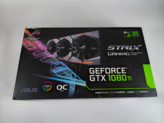 Asus GTX 1080 TI 11GB ROG Strix Gaming OC mit OVP - Refurbished