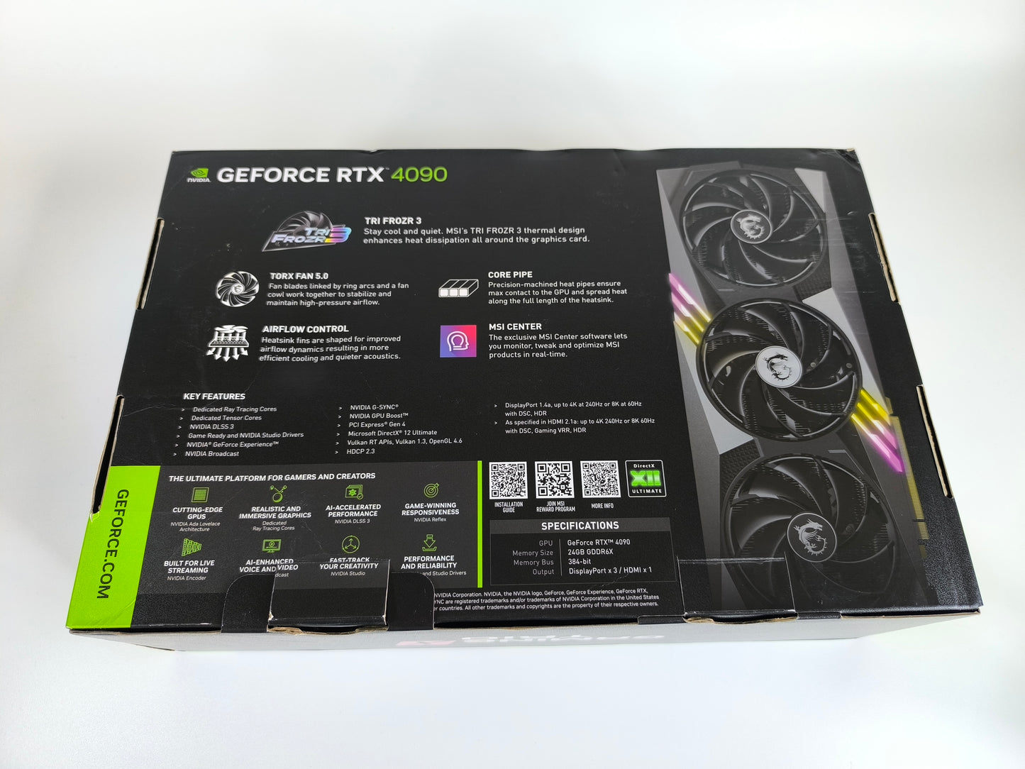 MSI RTX 4090 24GB Gaming X Trio mit OVP - Refurbished