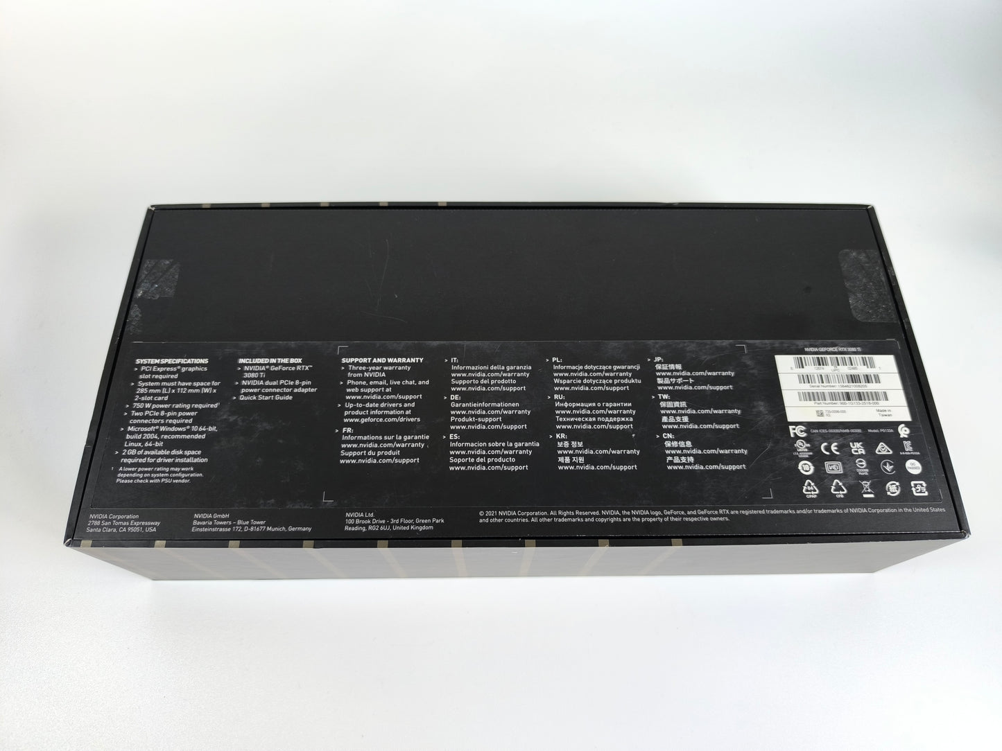 Nvidia RTX 3080 TI 12GB Founders Edition mit OVP - Refurbished