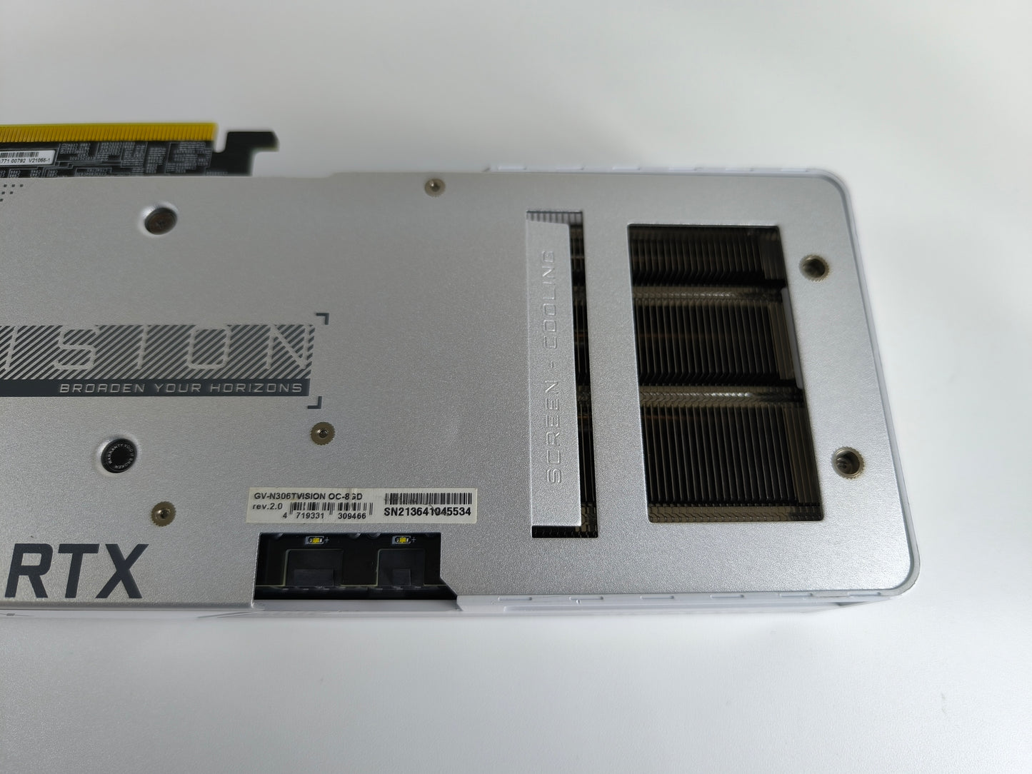 Gigabyte RTX 3060 TI 8GB Vision OC - Refurbished