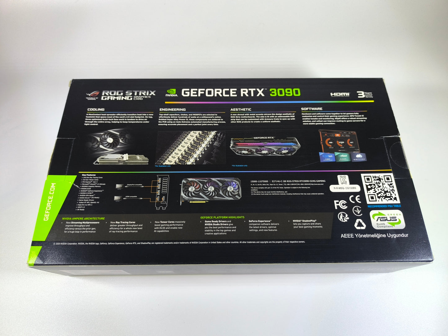 Asus RTX 3090 ROG Strix Gaming OC mit OVP - Refurbished