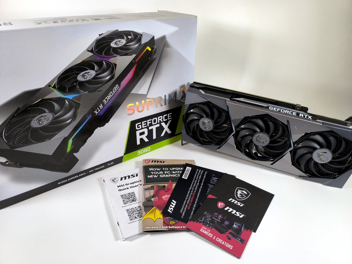 MSI RTX 3080 10GB Suprim X mit OVP - Refurbished