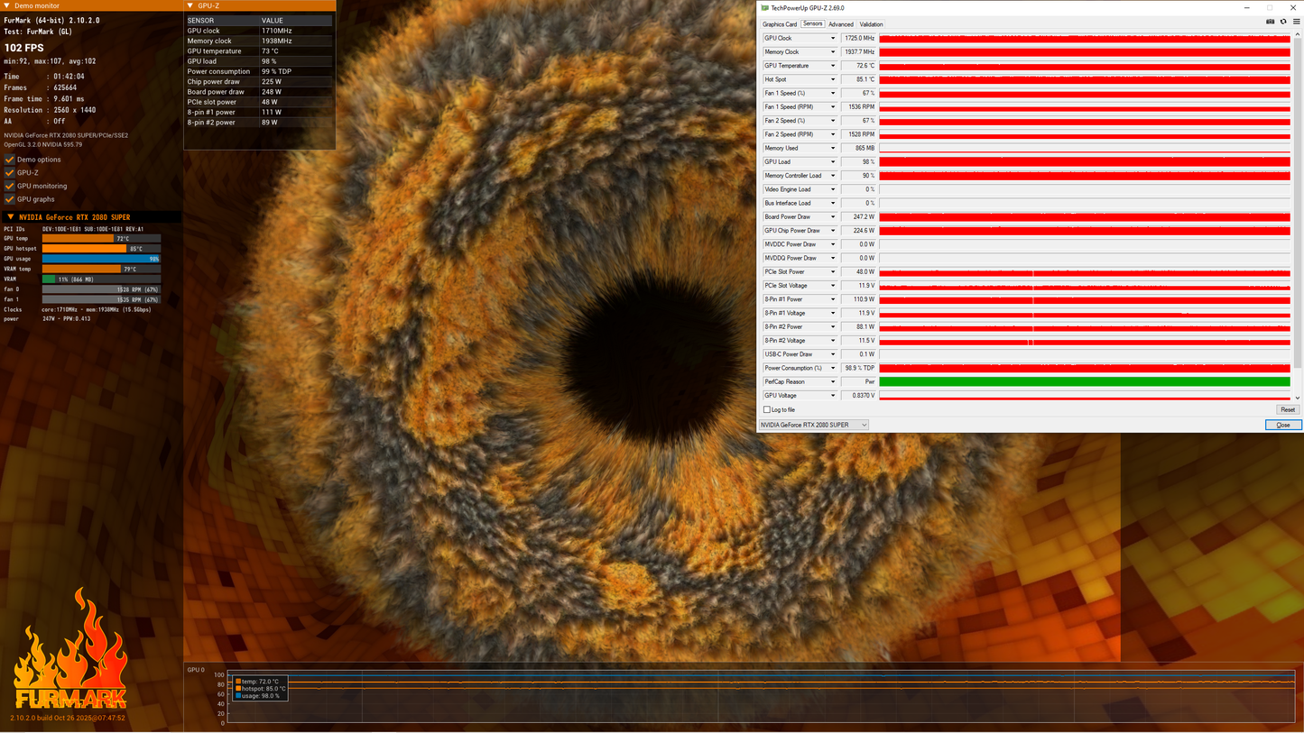 Palit RTX 2080 Super 8GB GameRock - Refurbished